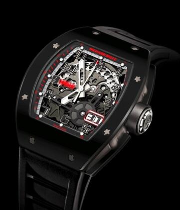Best Richard Mille RM 029 JAPAN RED All Black Replica Watch